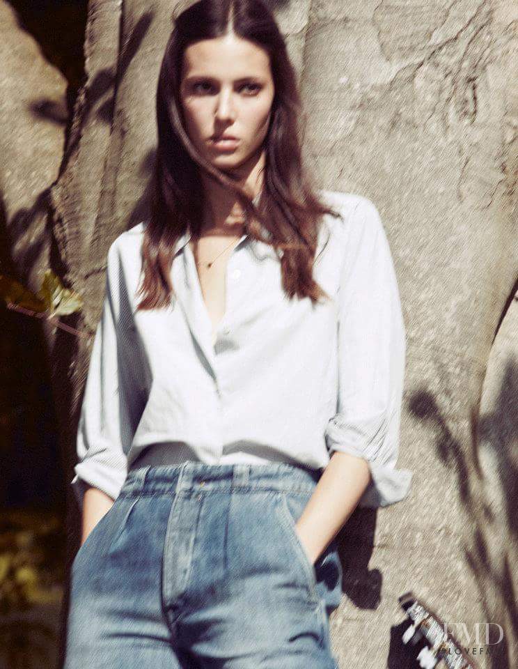 Ruby Aldridge featured in  the MiH Jeans lookbook for Spring/Summer 2012