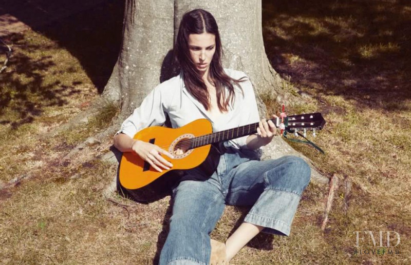 Ruby Aldridge featured in  the MiH Jeans lookbook for Spring/Summer 2012