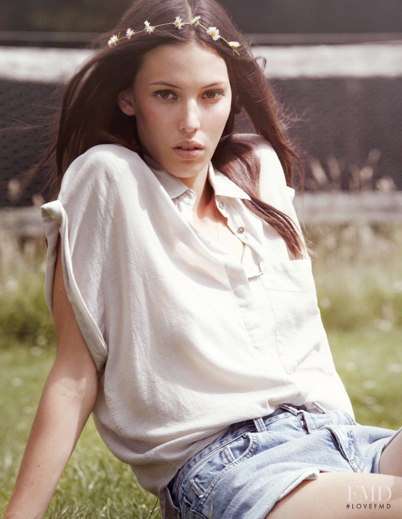 Ruby Aldridge featured in  the MiH Jeans lookbook for Spring/Summer 2012