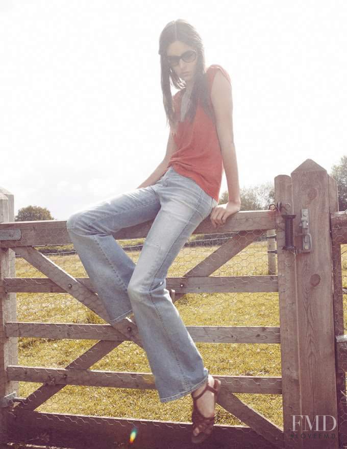 Ruby Aldridge featured in  the MiH Jeans lookbook for Spring/Summer 2012