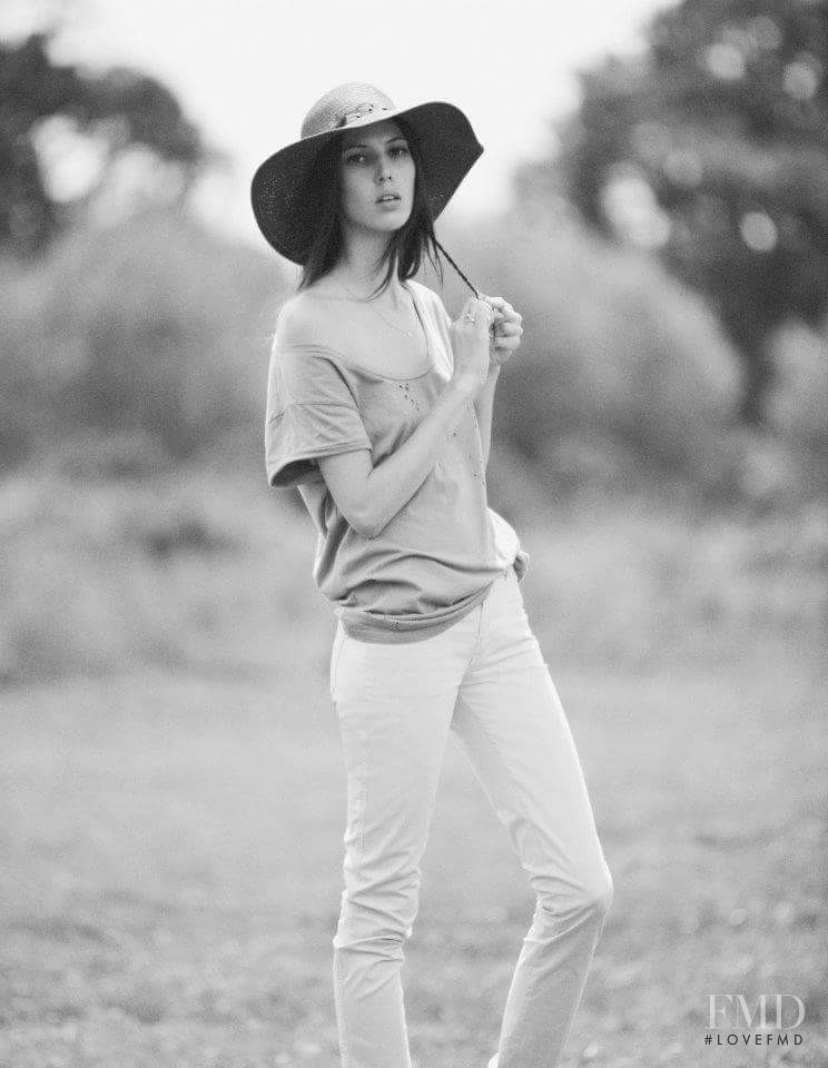 Ruby Aldridge featured in  the MiH Jeans lookbook for Spring/Summer 2012