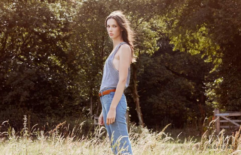 Ruby Aldridge featured in  the MiH Jeans lookbook for Spring/Summer 2012