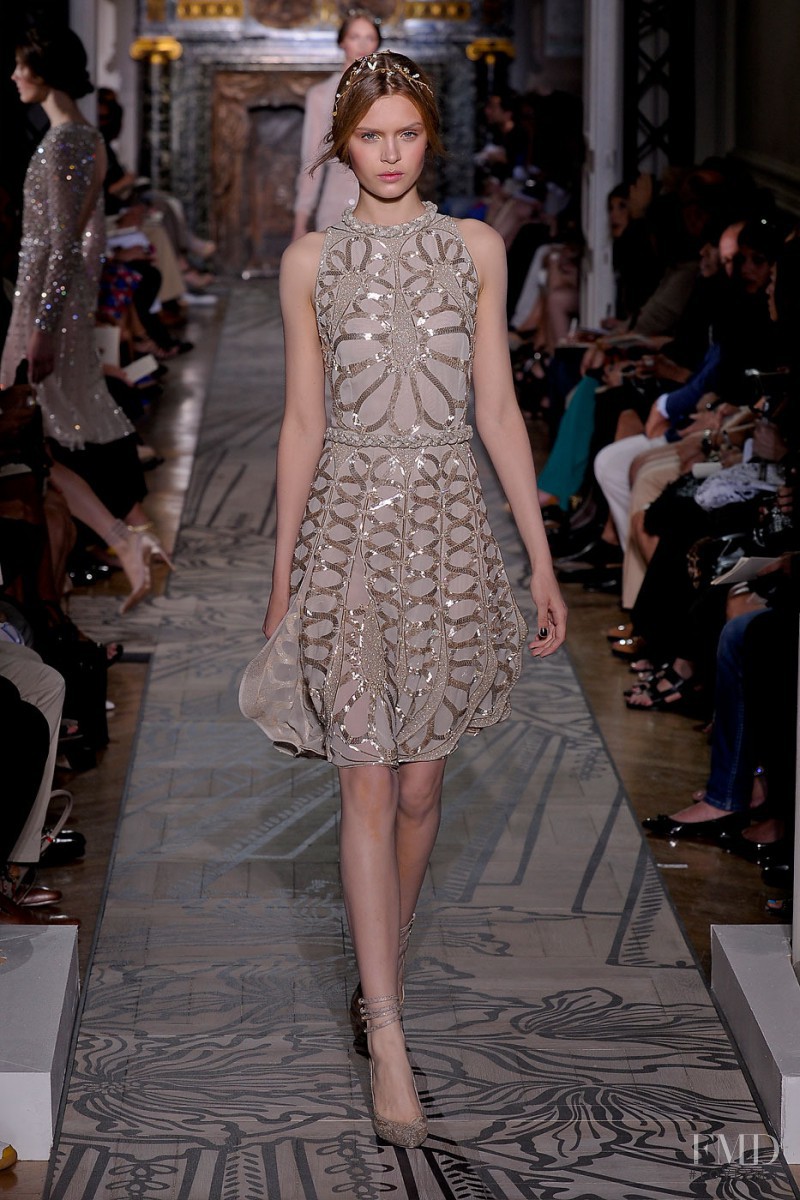 Josephine Skriver featured in  the Valentino Couture fashion show for Autumn/Winter 2011