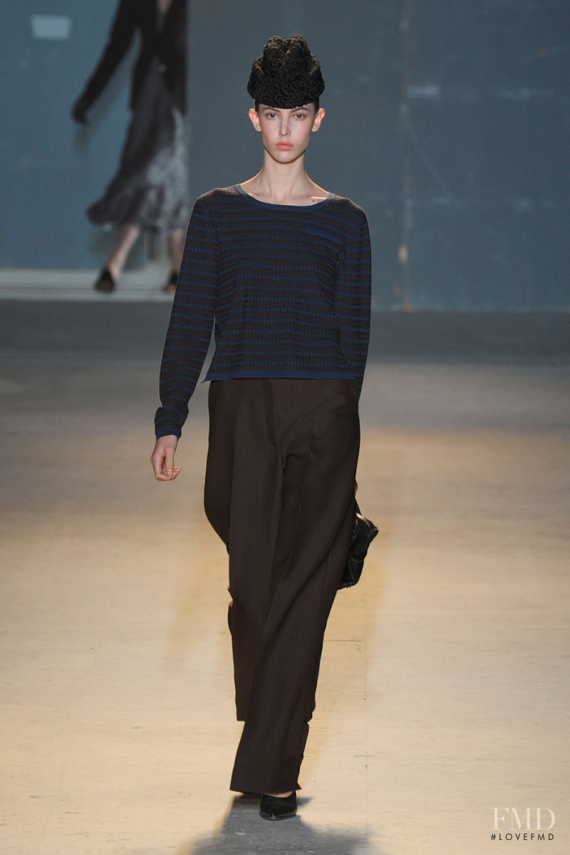 Ruby Aldridge featured in  the Rochas fashion show for Autumn/Winter 2011