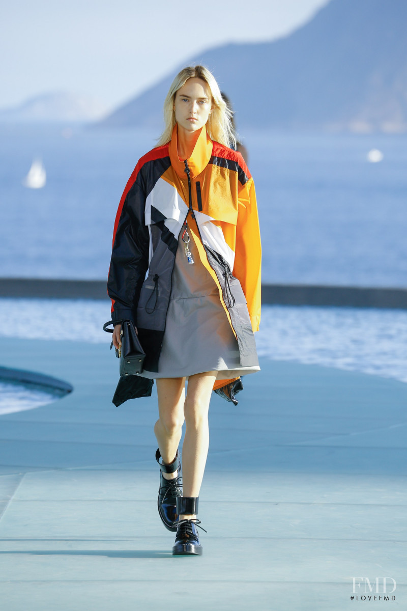 Harleth Kuusik featured in  the Louis Vuitton fashion show for Cruise 2017