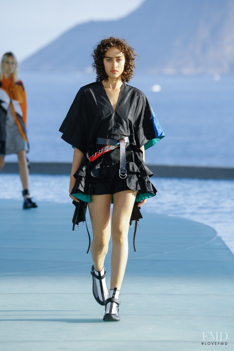 Alanna Arrington featured in  the Louis Vuitton fashion show for Cruise 2017
