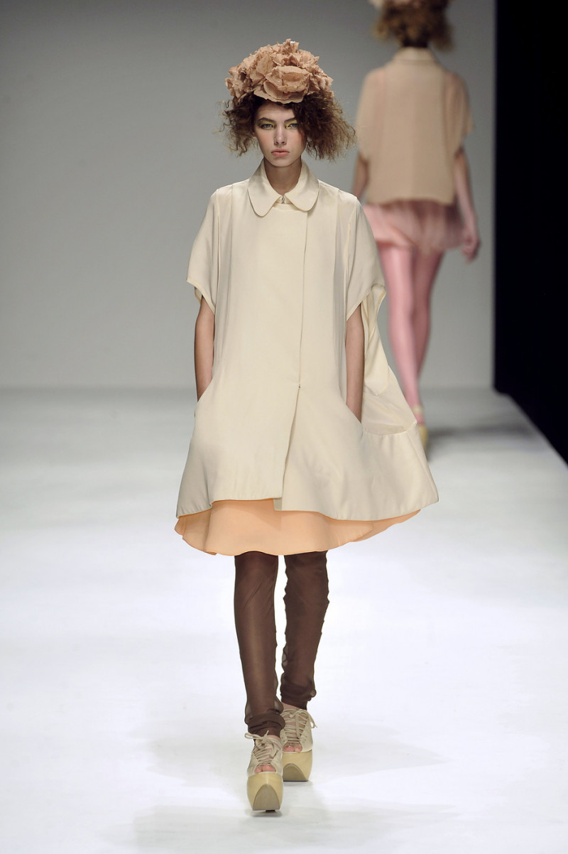 Keats Kolyasnikova featured in  the John Rocha fashion show for Spring/Summer 2010