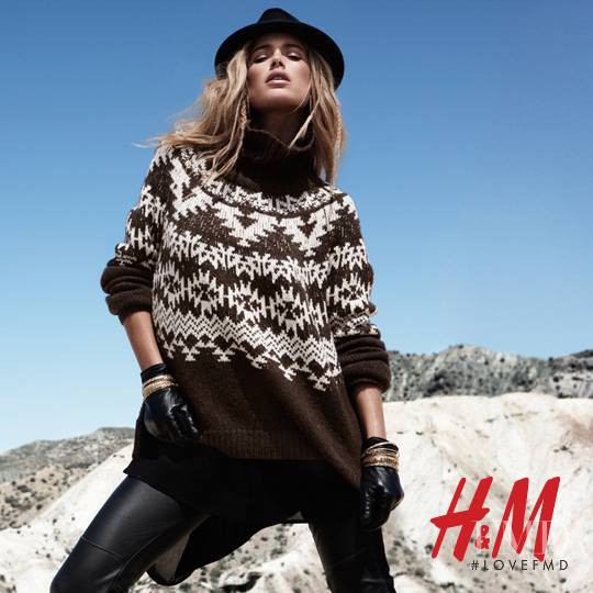 Doutzen Kroes featured in  the H&M catalogue for Winter 2013