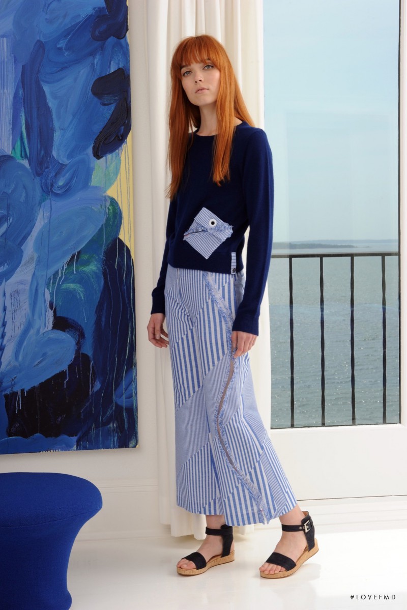 Briley Jones featured in  the Lisa Perry fashion show for Resort 2016