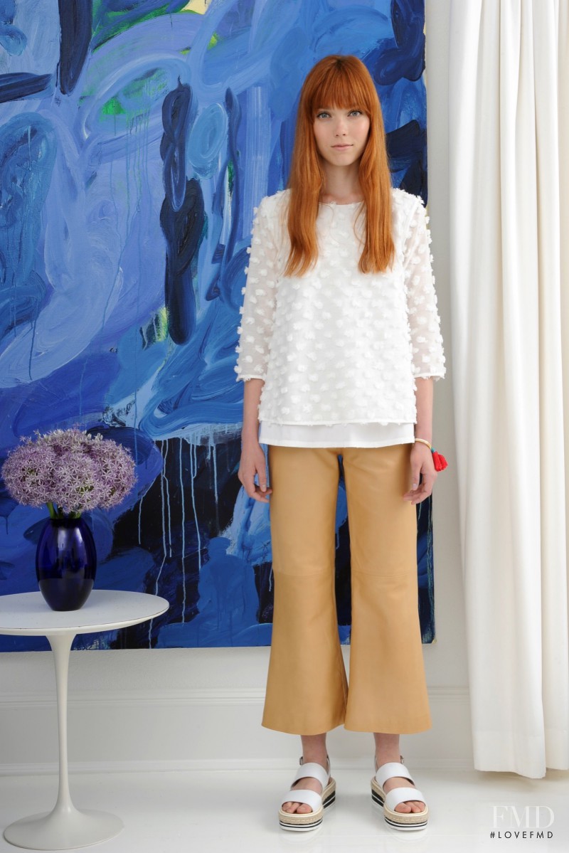 Briley Jones featured in  the Lisa Perry fashion show for Resort 2016