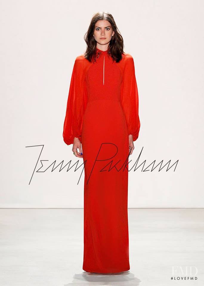 Kim Valerie Jaspers featured in  the Jenny Packham fashion show for Spring/Summer 2016