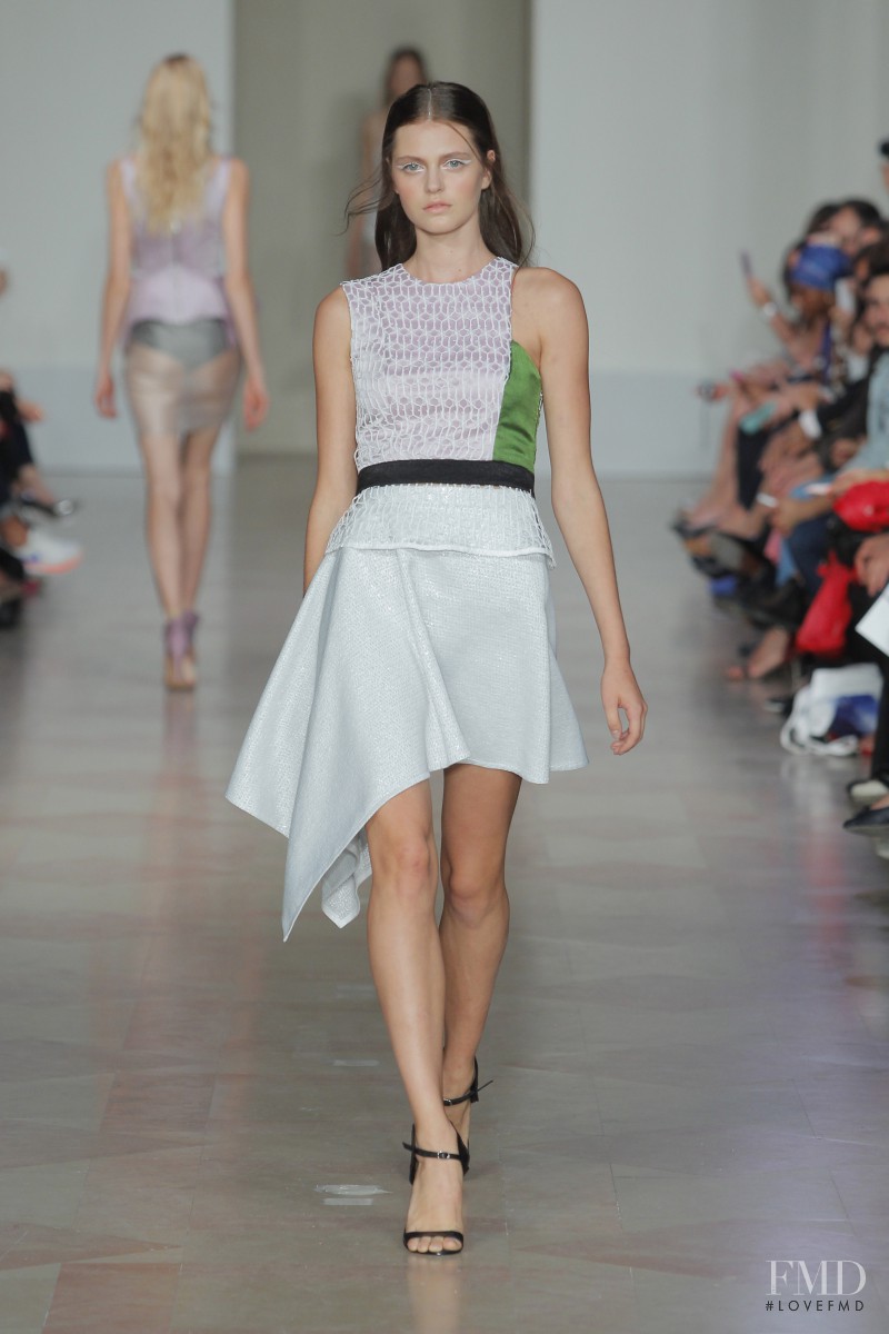 Natalia Bulycheva featured in  the Luis Buchinho fashion show for Spring/Summer 2015