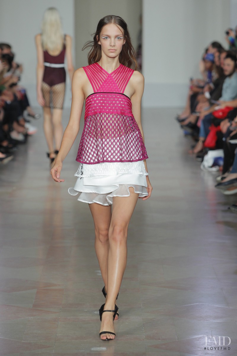Natalia Bulycheva featured in  the Luis Buchinho fashion show for Spring/Summer 2015