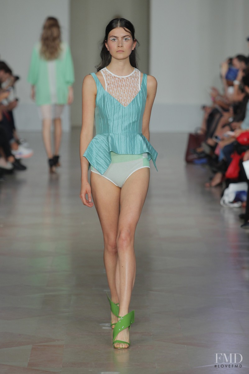 Kim Valerie Jaspers featured in  the Luis Buchinho fashion show for Spring/Summer 2015