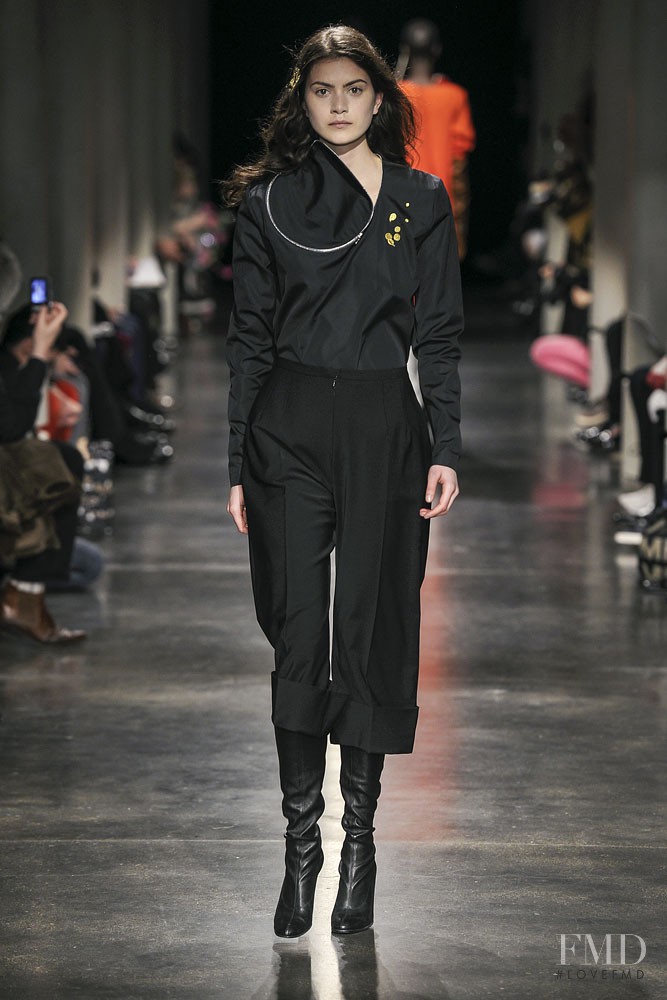 Kim Valerie Jaspers featured in  the Lutz Huelle fashion show for Autumn/Winter 2015