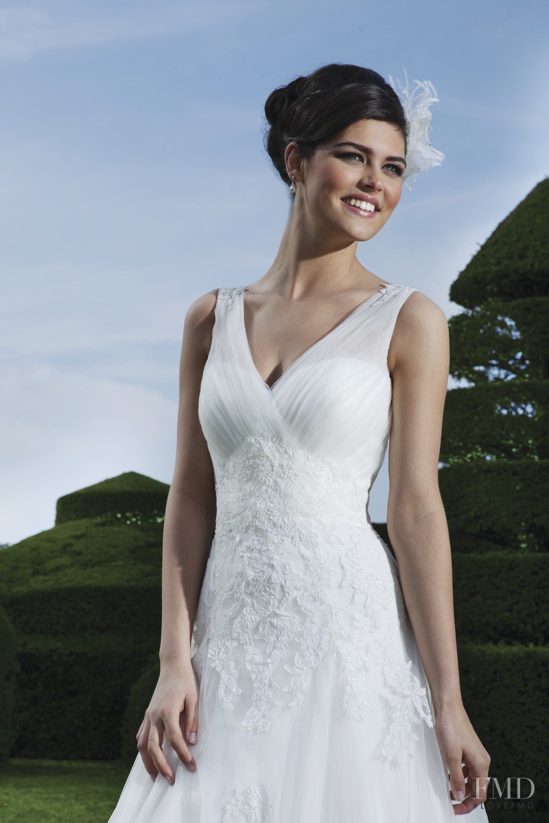 Lauren Layne featured in  the Sincerity Bridal lookbook for Spring 2013