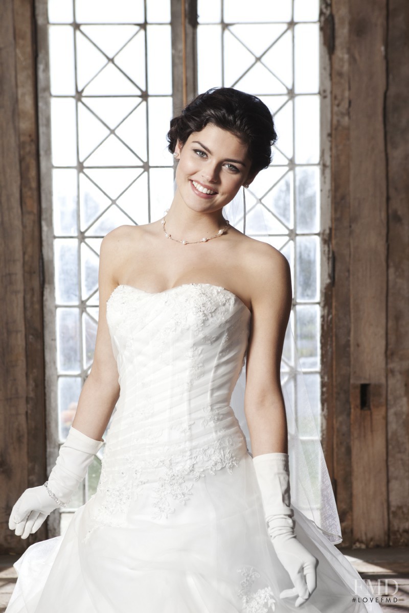 Lauren Layne featured in  the Sincerity Bridal lookbook for Spring 2013