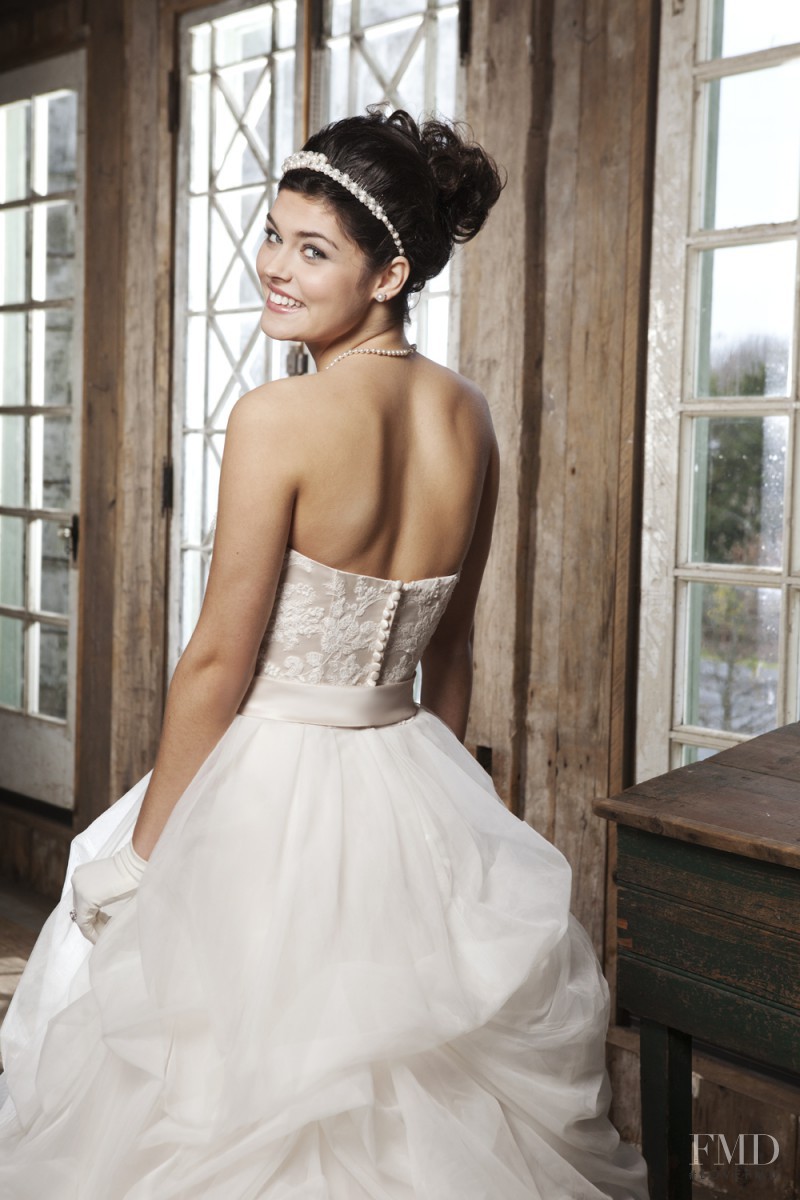 Lauren Layne featured in  the Sincerity Bridal lookbook for Spring 2013