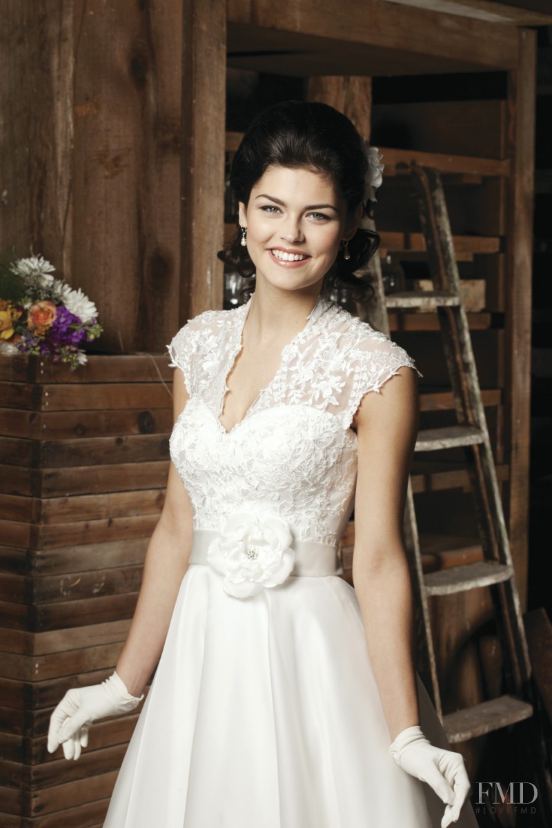 Lauren Layne featured in  the Sincerity Bridal lookbook for Spring 2013