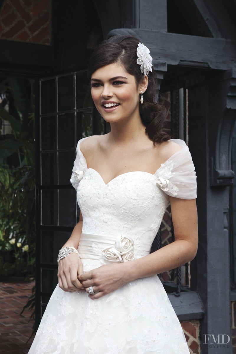 Lauren Layne featured in  the Sincerity Bridal lookbook for Spring 2013