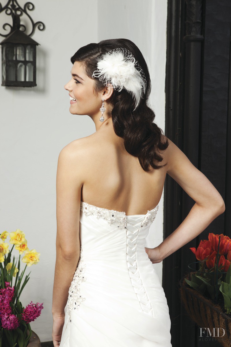 Lauren Layne featured in  the Sincerity Bridal lookbook for Spring 2013