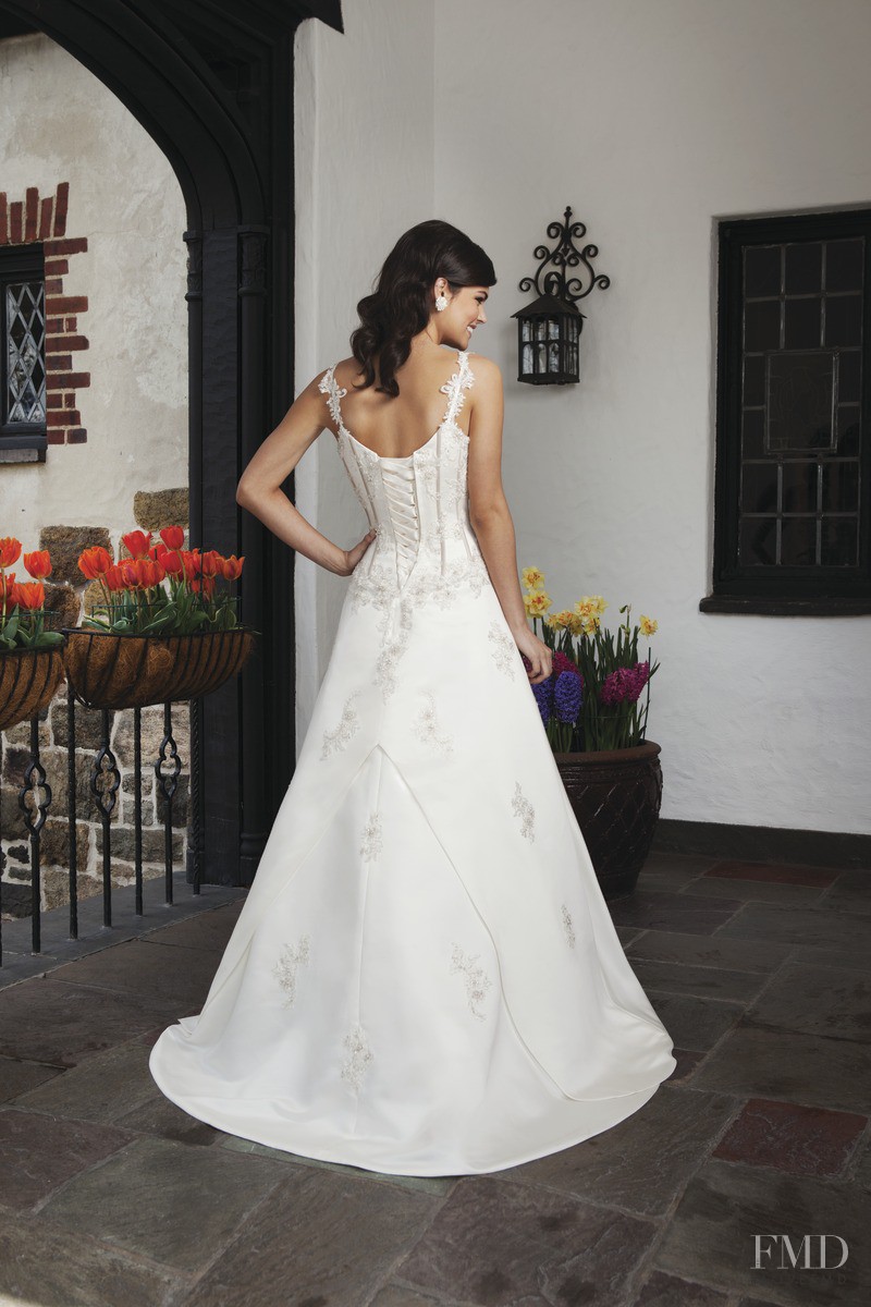 Lauren Layne featured in  the Sincerity Bridal lookbook for Spring 2013