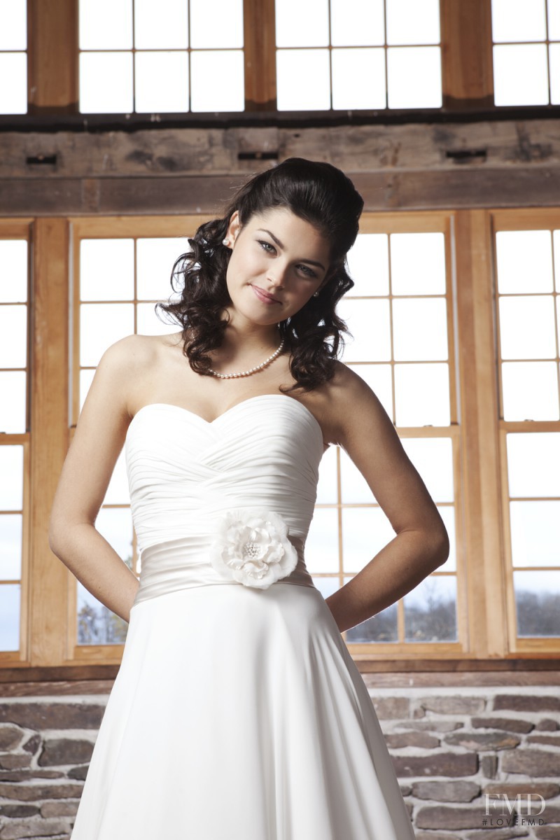 Lauren Layne featured in  the Sincerity Bridal lookbook for Spring 2013