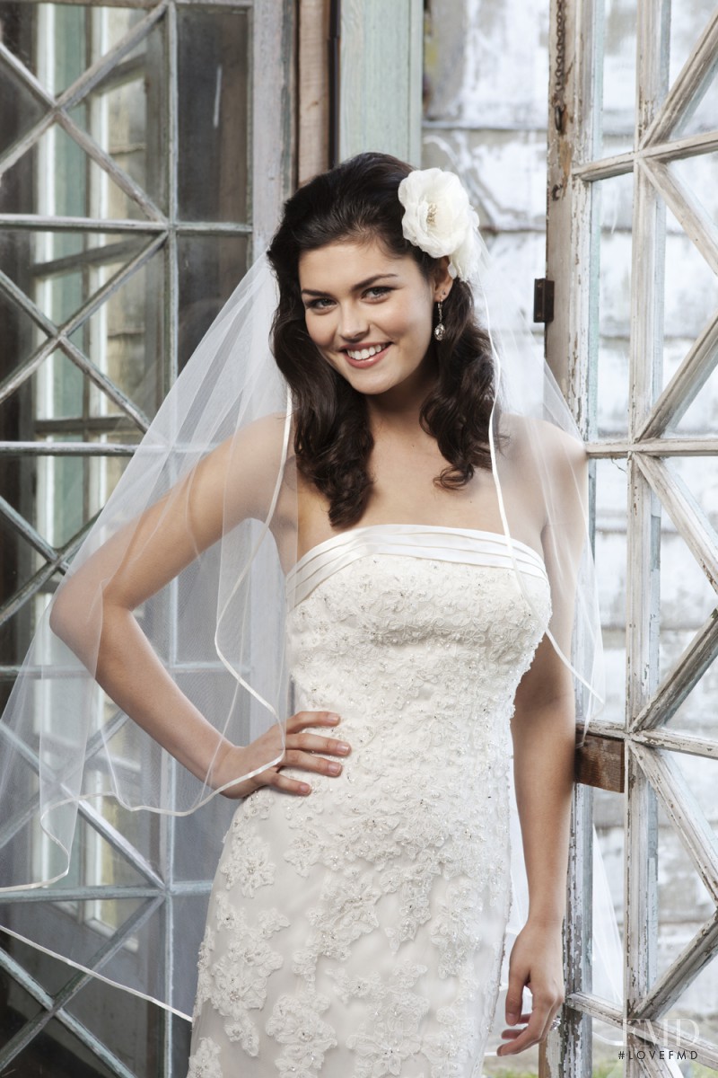 Lauren Layne featured in  the Sincerity Bridal lookbook for Spring 2013