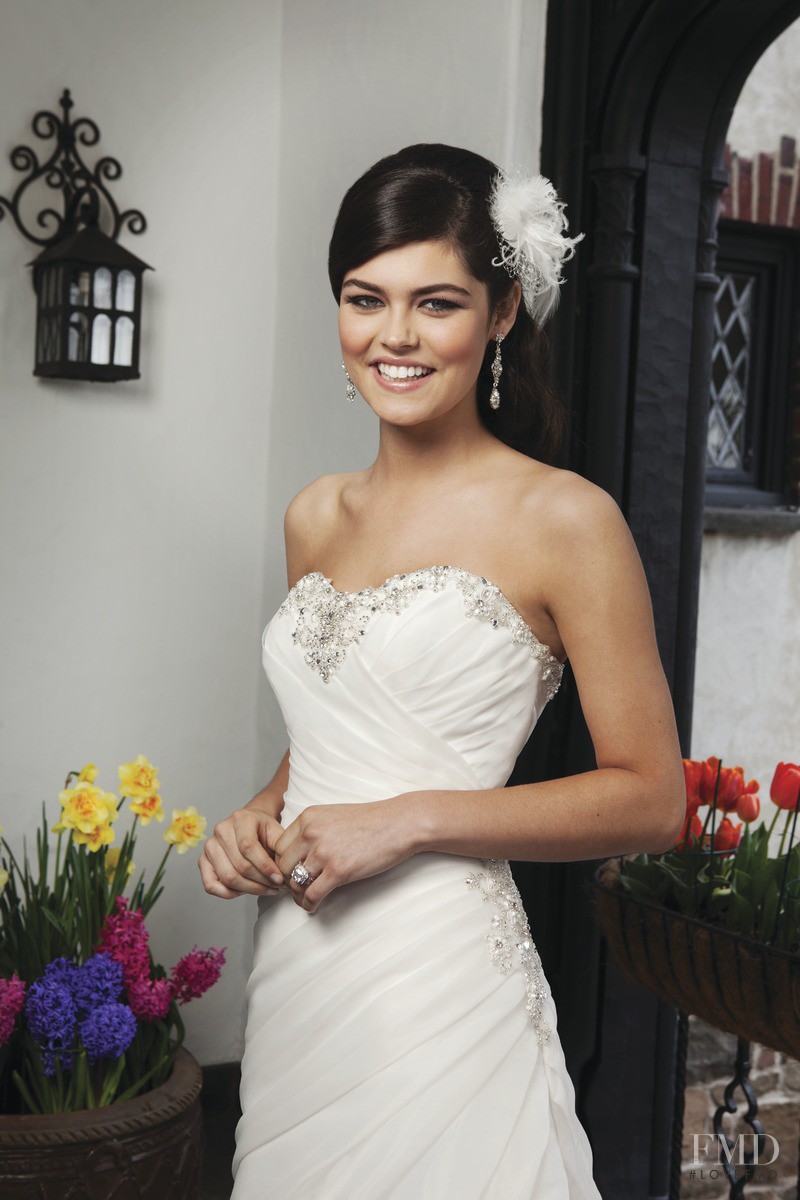 Lauren Layne featured in  the Sincerity Bridal lookbook for Spring 2013