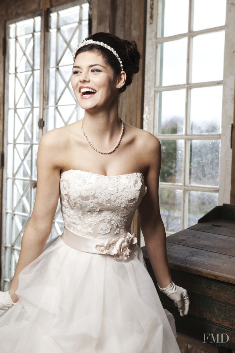 Lauren Layne featured in  the Sincerity Bridal lookbook for Spring 2013