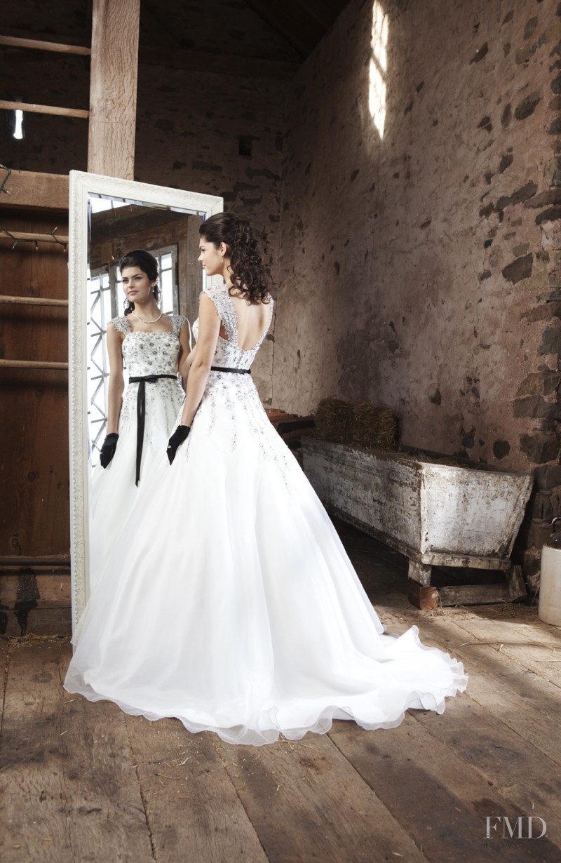 Lauren Layne featured in  the Sincerity Bridal lookbook for Spring 2013