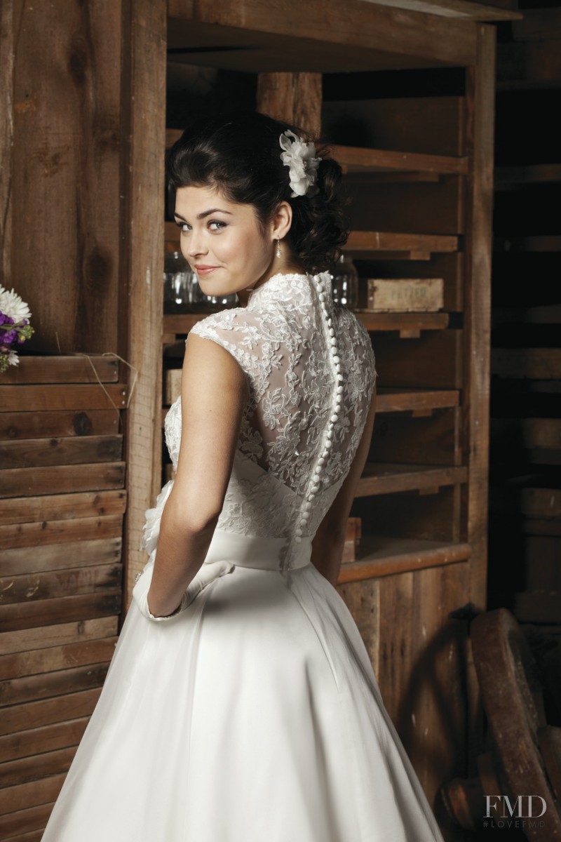 Lauren Layne featured in  the Sincerity Bridal lookbook for Spring 2013