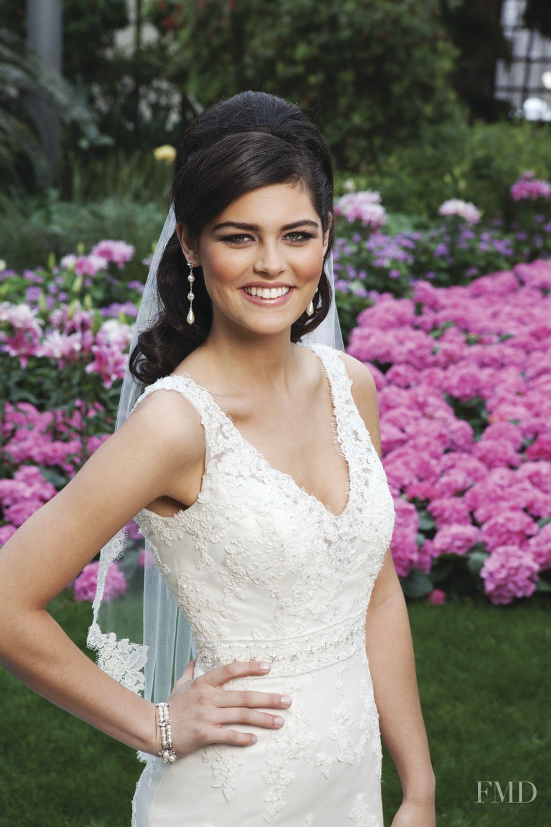 Lauren Layne featured in  the Sincerity Bridal lookbook for Spring 2013