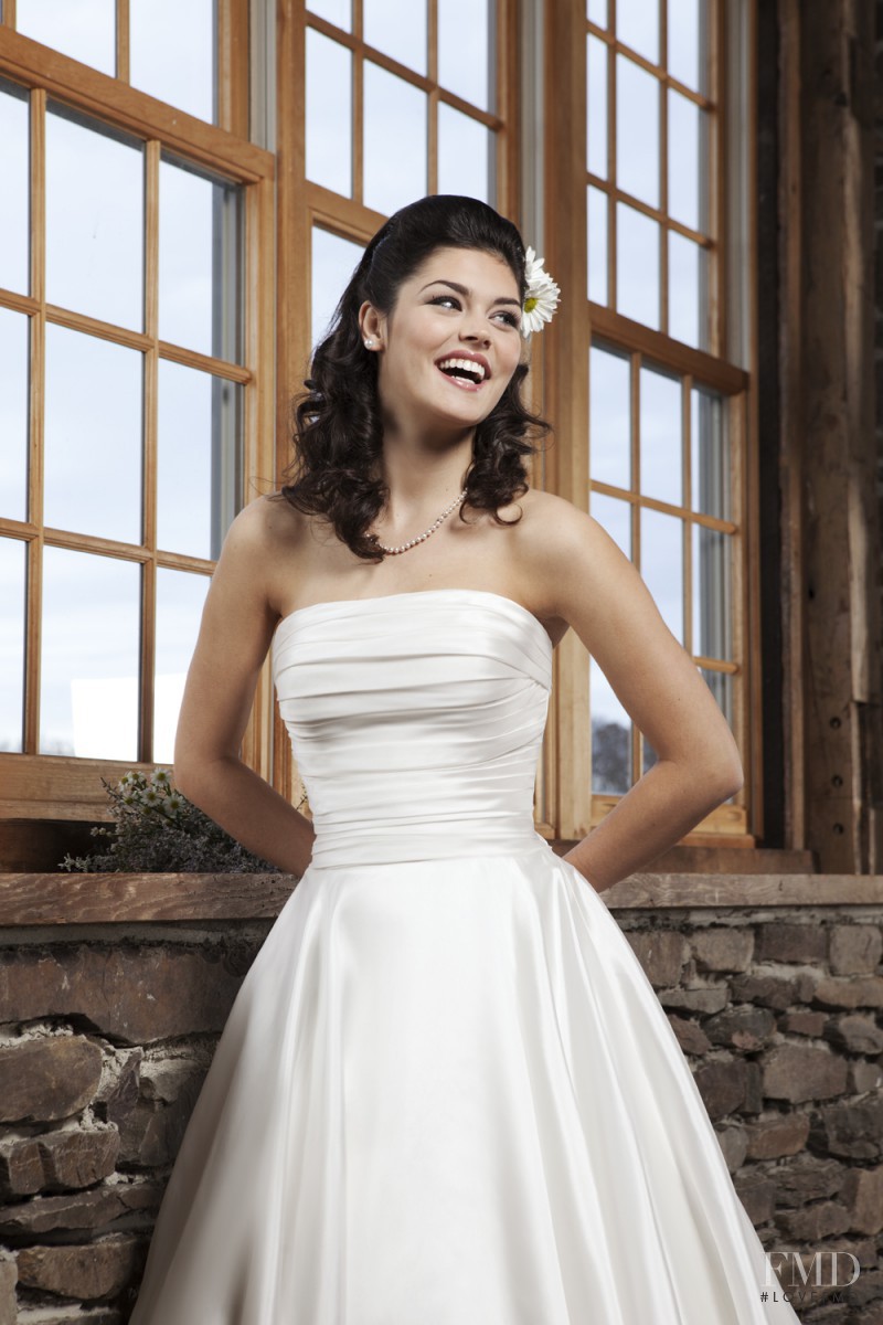 Lauren Layne featured in  the Sincerity Bridal lookbook for Spring 2013