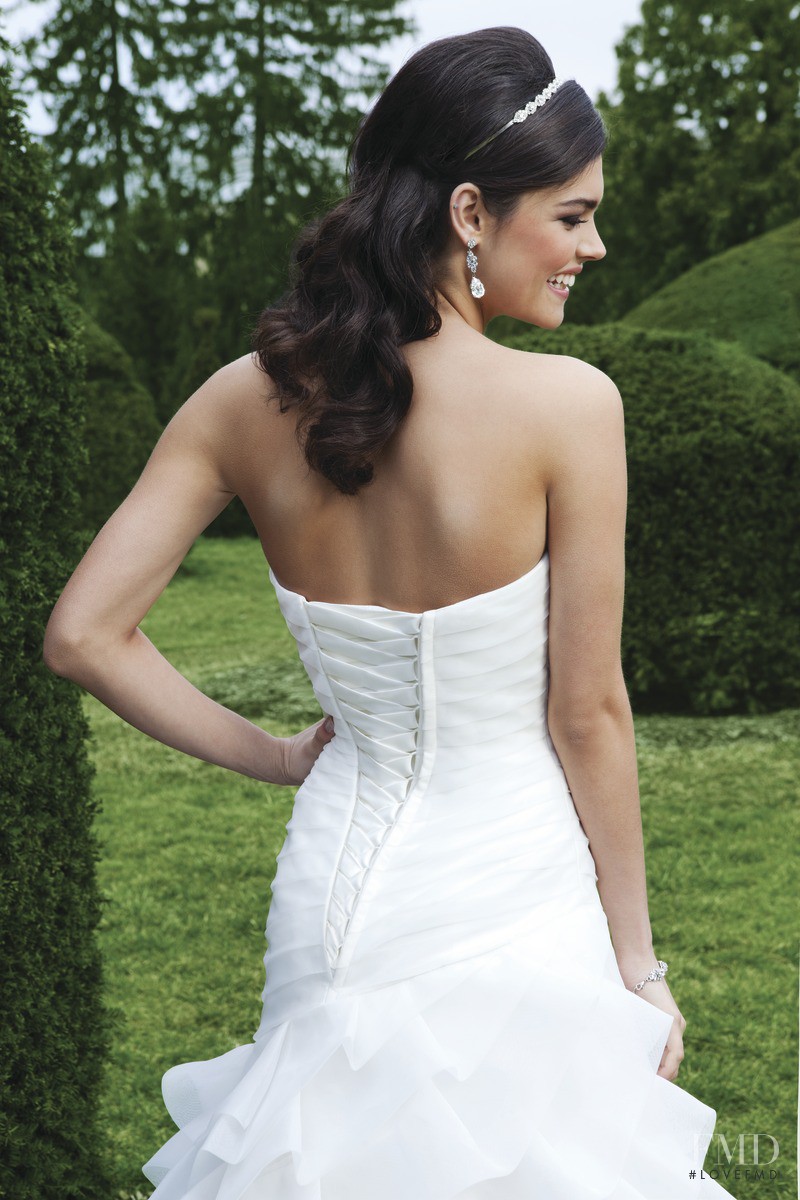 Lauren Layne featured in  the Sincerity Bridal lookbook for Spring 2013