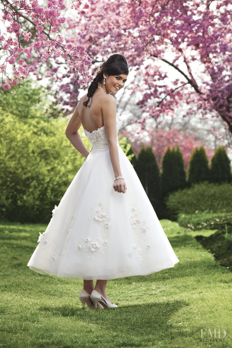 Lauren Layne featured in  the Sincerity Bridal lookbook for Spring 2013