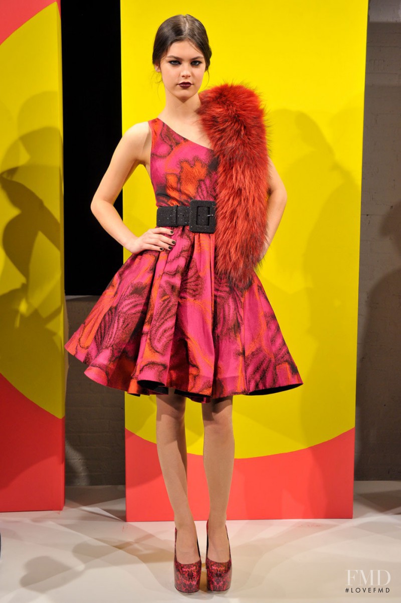 Lauren Layne featured in  the Alice + Olivia fashion show for Autumn/Winter 2012