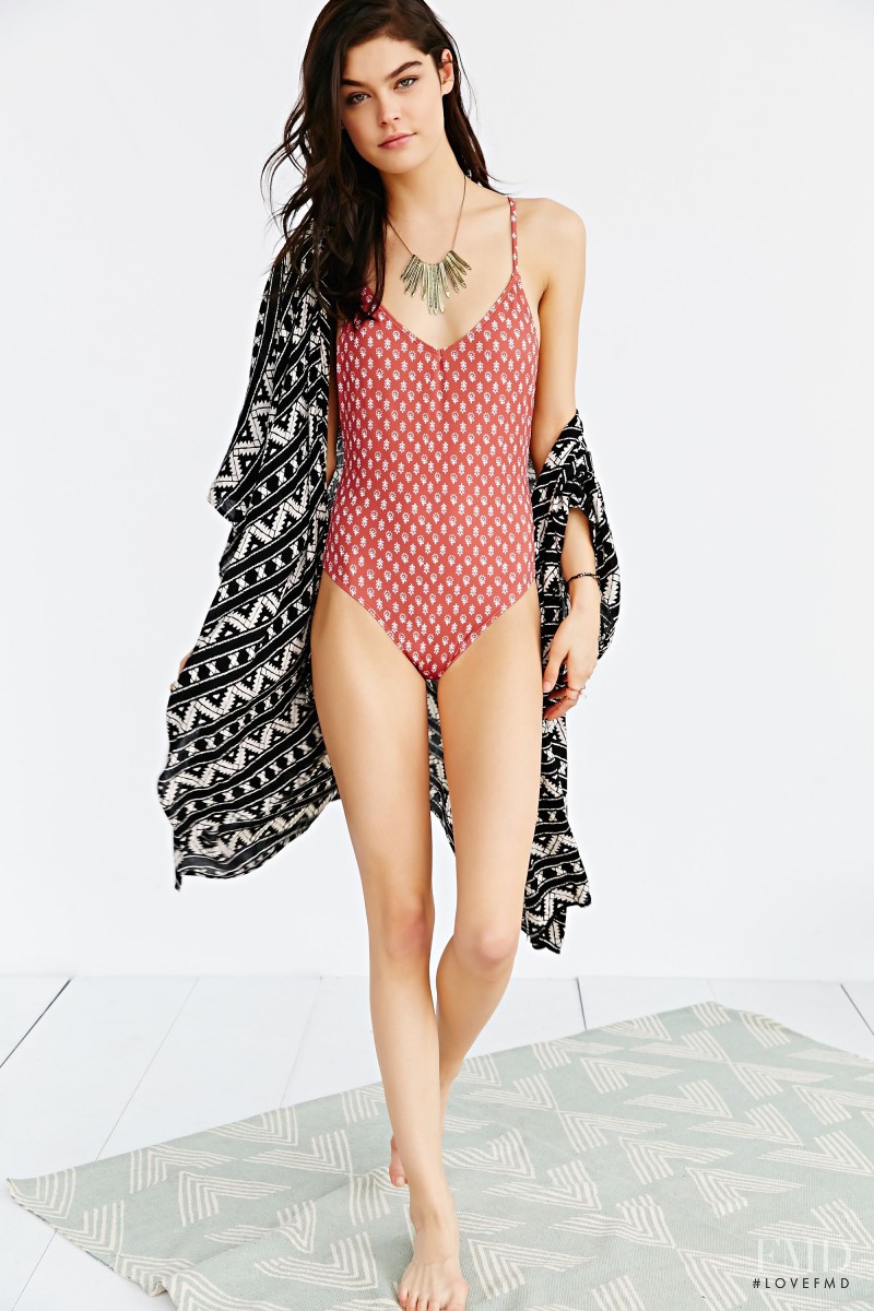 Lauren Layne featured in  the Urban Outfitters Swim catalogue for Spring/Summer 2015