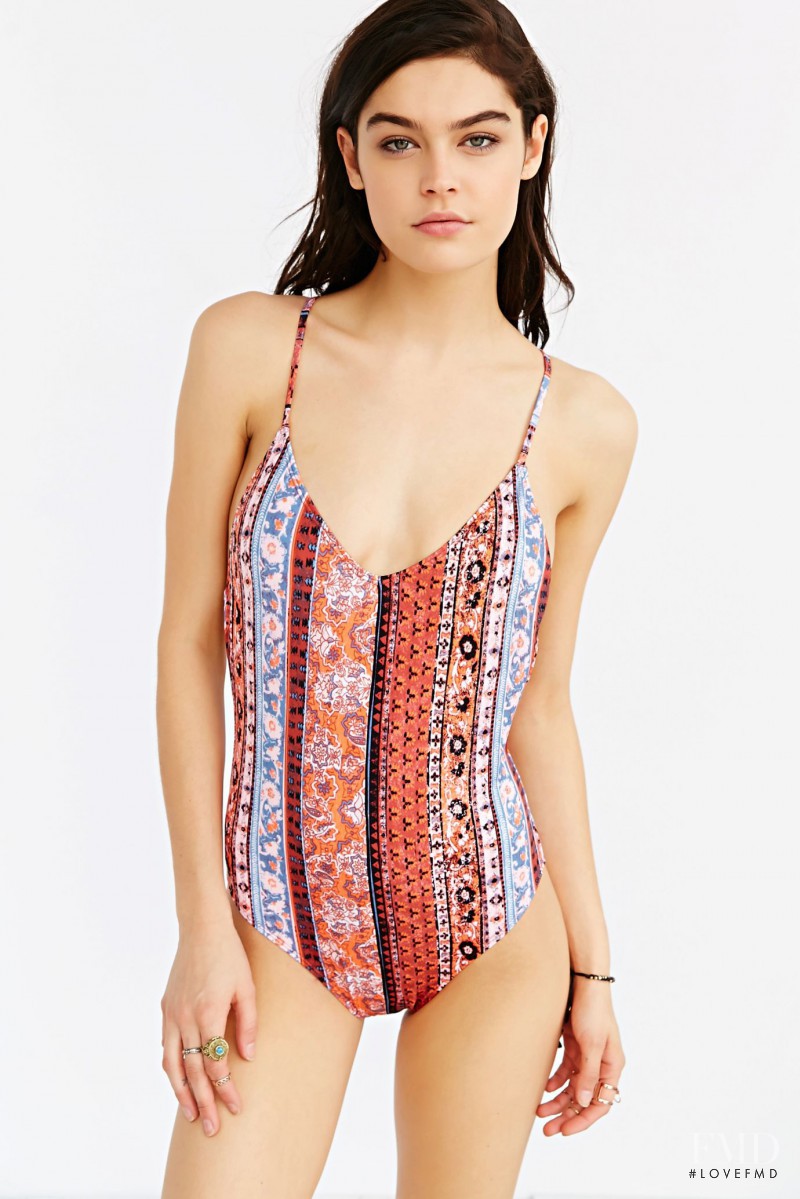 Lauren Layne featured in  the Urban Outfitters Swim catalogue for Spring/Summer 2015