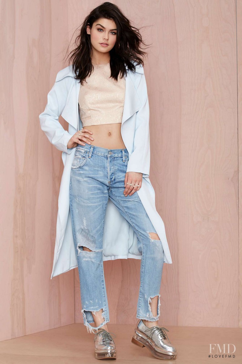 Lauren Layne featured in  the Nasty Gal catalogue for Spring/Summer 2015