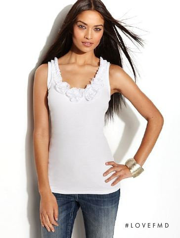 Shanina Shaik featured in  the Macy\'s catalogue for Spring/Summer 2012