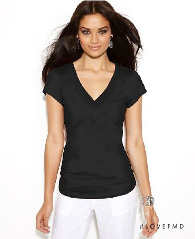 Shanina Shaik featured in  the Macy\'s catalogue for Spring/Summer 2012
