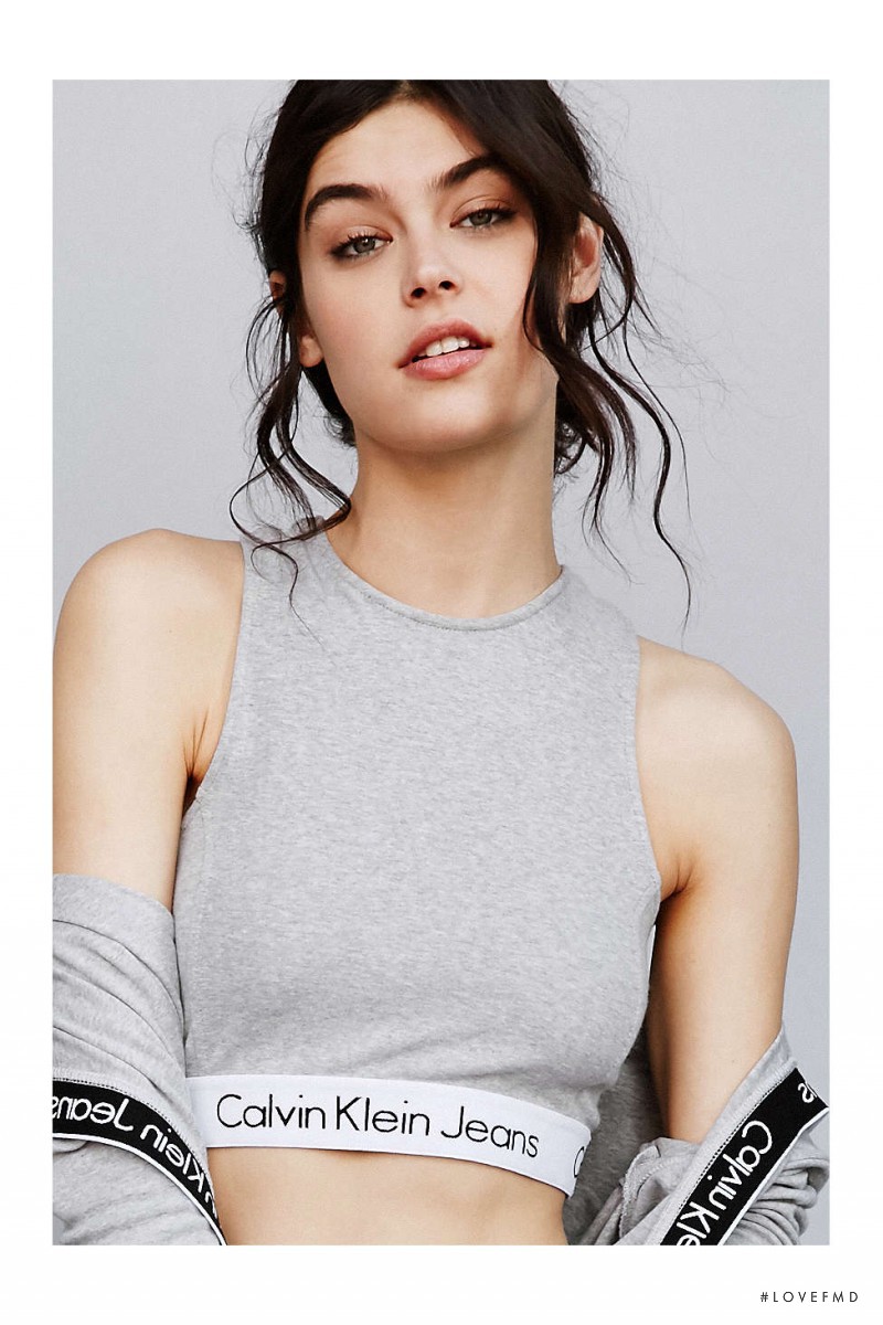 Lauren Layne featured in  the Urban Outfitters x Calvin Klein catalogue for Spring/Summer 2016