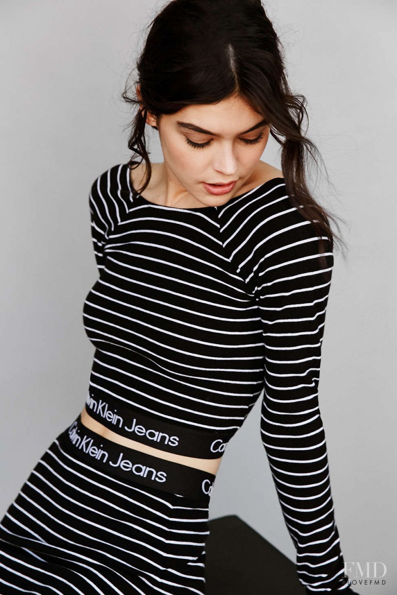 Lauren Layne featured in  the Urban Outfitters x Calvin Klein catalogue for Spring/Summer 2016