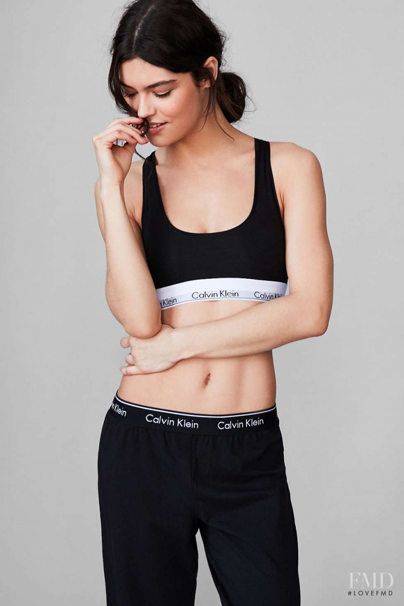 Lauren Layne featured in  the Urban Outfitters x Calvin Klein catalogue for Spring/Summer 2016