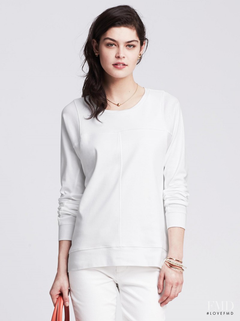 Lauren Layne featured in  the Banana Republic lookbook for Spring/Summer 2015