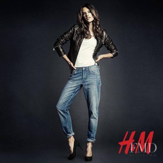 Alessandra Ambrosio featured in  the H&M Divided Denim catalogue for Fall 2013