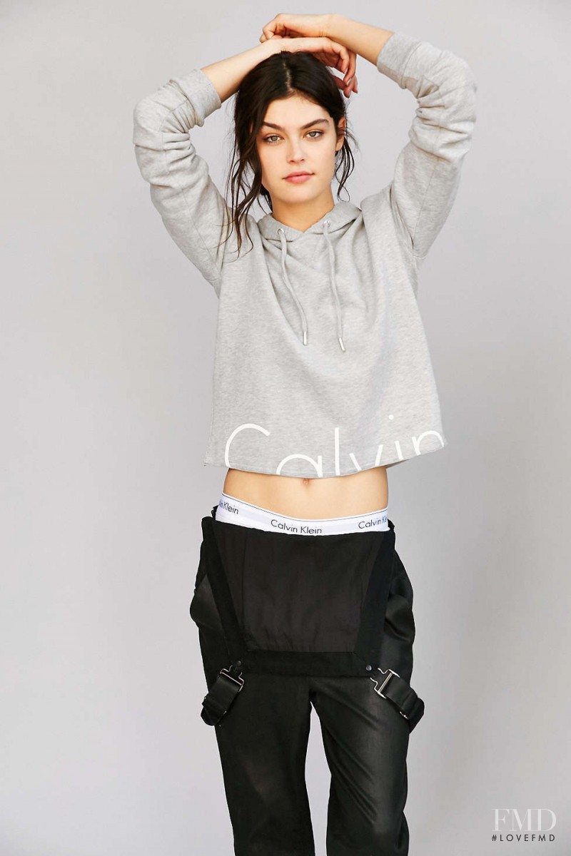 Lauren Layne featured in  the Urban Outfitters x Calvin Klein catalogue for Autumn/Winter 2015