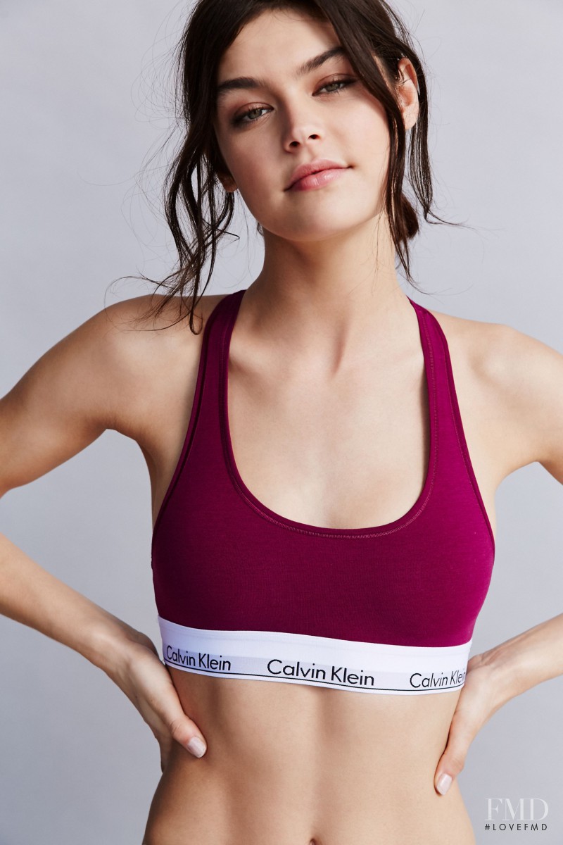 Lauren Layne featured in  the Urban Outfitters x Calvin Klein catalogue for Autumn/Winter 2015