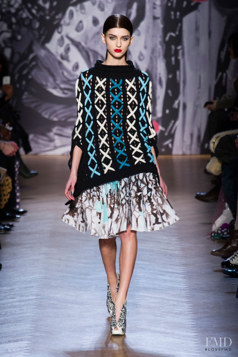Alexandra Rudakova featured in  the Tsumori Chisato fashion show for Autumn/Winter 2013
